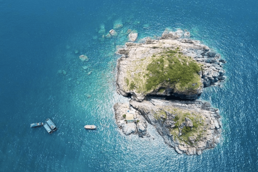 Đảo tại khu vực HÒn Mun 