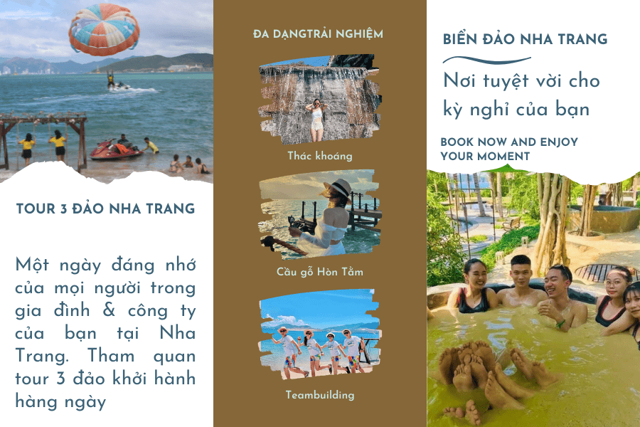 Tour 3 đảo Nha Trang Premium