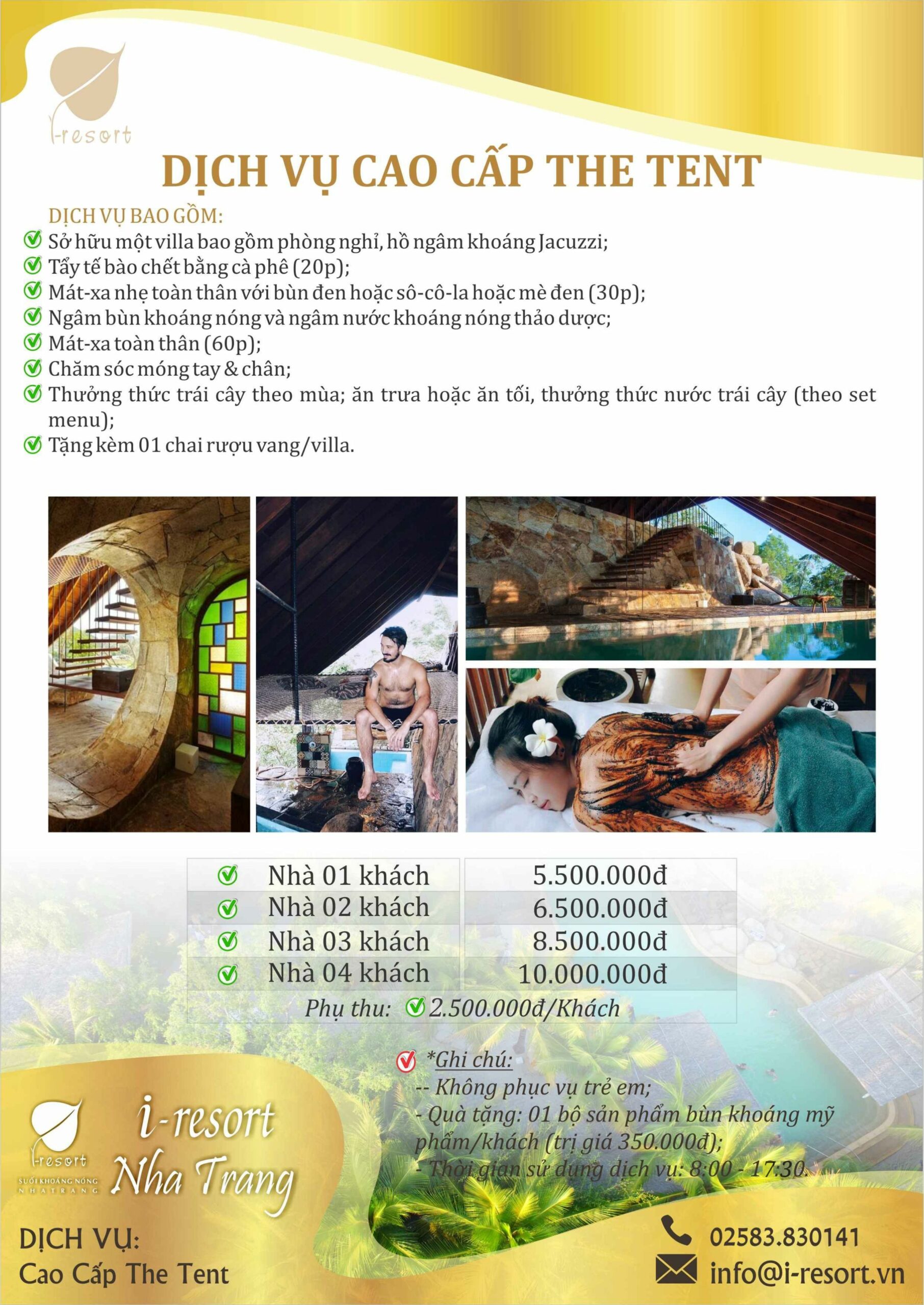 dịch vụ tắm bùn i resort
