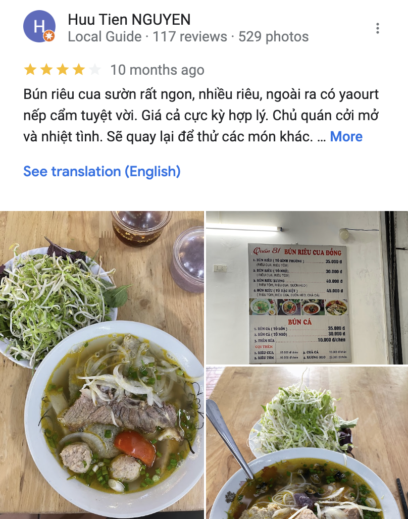 Bún 81 Tô Hiến Thành Nha Trang 1
